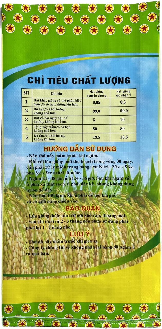 baobiluagiong.com Chuyên Bao Bì Lúa Giống Chất Lượng Cao